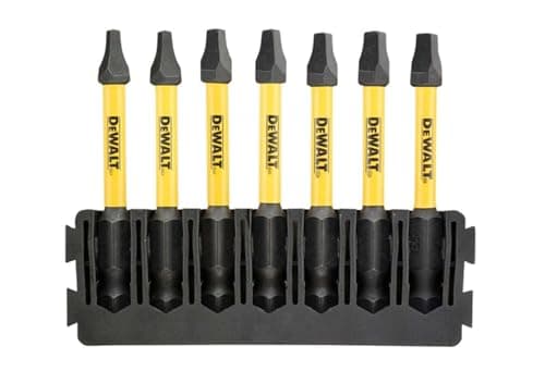 Image of DeWalt 7 Piece FlexTorq Square Screwdriver Bit Bar Set