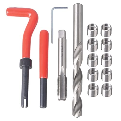 Image of DAYUAN Thread Repair Kit M12x1.25mm Helicoil Restoring Thread Repair Tools Wire Insert Kit Compatible Hand Tool Set for Auto Repairing
