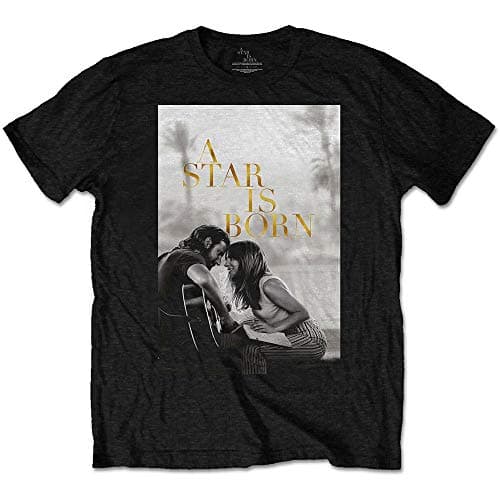 Image of A Star is Born Black Jack & Ally Movie Poster Official Tee T-Shirt Mens Unisex (X-Large)