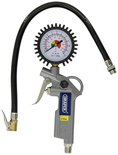 Image of Draper 10604 Air Tyre Inflator with Pressure Gauge