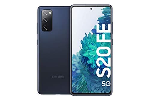Image of Samsung Galaxy S20 FE 5G, Android SIM free smartphone, 6.5 Inch Super AMOLED Display, 4500 mAh Battery, 128 GB/6 GB RAM, Mobile Phone in 6 Bright Colours, Dark Blue
