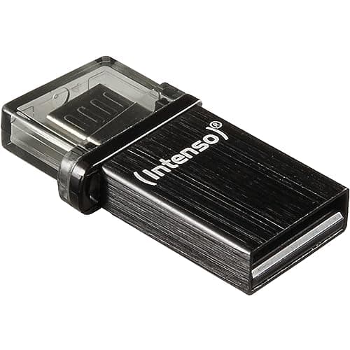 Image of Intenso Mobile Line Memory Stick Mini On-The-Go USB 2.0 and Micro-USB Black 8 GB