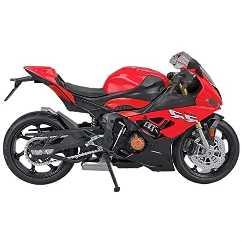 Image of TYNBV Motorbike Collectible Model Motorcycle Toys Collection For BMW S1000RR Alloy Model Diecast Birthday Gift 1/12(Black- Silver)