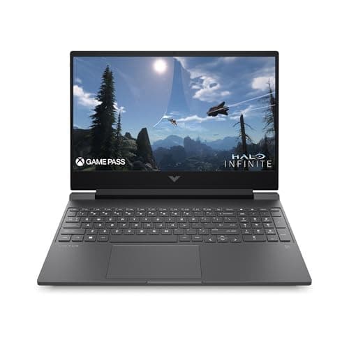 Image of HP Victus 15.6" Gaming Laptop | AMD Ryzen 5-8645HS | 8 GB RAM | 512 GB SSD | NVIDIA GeForce RTX 2050 Graphics | FHD IPS Display | Up to 6 hrs 15 battery | Win 11 | Mica Silver | 15-fb2002sa