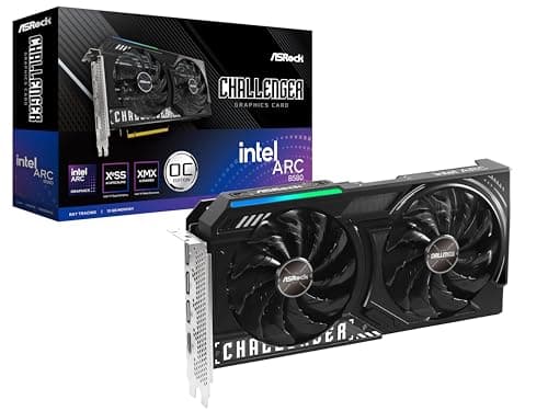 Image of ASRock Intel ARC B580 Challenger 12GB OC GDDR6 19 Gbps 192 Bits 2740 MHz 650W 7680 x 4320 Dual Fan Graphics Card