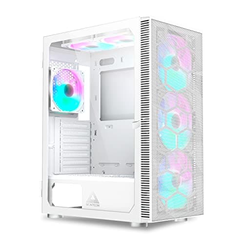 Image of Montech X3 Mesh Midi-Tower, DRGB, Tempered Glass -weiß