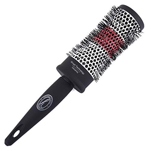 Image of Ceramic Radial Hairbrush by Finelines - Large Round Barrel Hair Brush - Eliminates Frizz and Flyaway Hairs - Protects Hair from Heat using our Thermochromic Technology