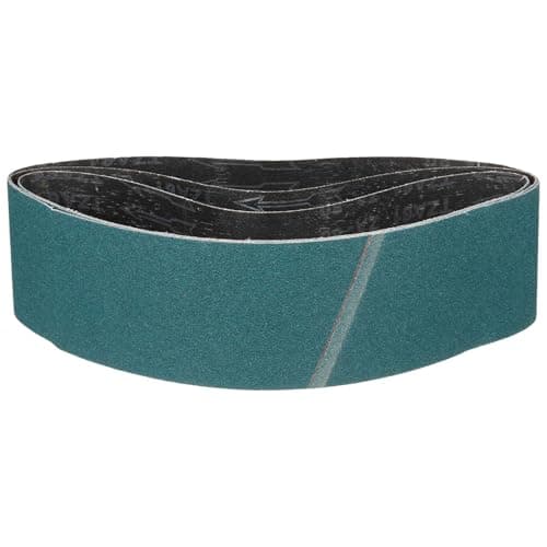 Image of CoCud 100mm x 1220mm Sanding Belt, 3 Pcs 80 Grit Zirconia Knife Sharpener Belts Work Sharpening for Belt Sander Knife Carving Tool Metal Working