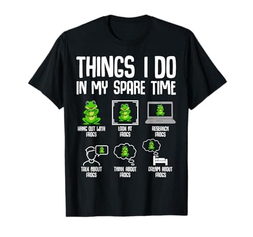 Image of Frog Things I Do In My Spare Time Women Kids Girls Boys T-Shirt