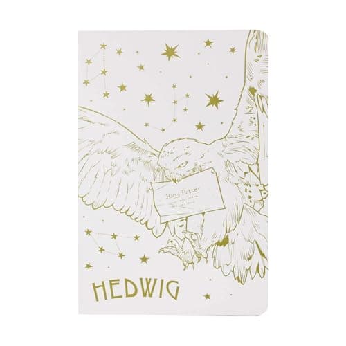 Image of Half Moon Bay | Harry Potter | Hedwig | A5 Notebook | Official Merchandise | Small Notebook & Stationery Supplies | Book Lover Gifts