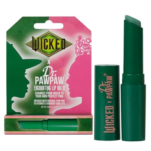Image of Dr.PAWPAW x WICKED Vegan Lip Balm 3g, Nourishing Multi-Purpose Pawpaw Balm with Magical Shine, Cruelty-Free Lip Care for Soft, Radiant Lips