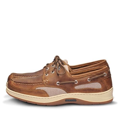 Image of Sebago Clovehitch Ii Fgl Waxed, Men’s Boat Shoes, Multicolour (Brown Cinnamon 922), 10 UK (44.5 EU)