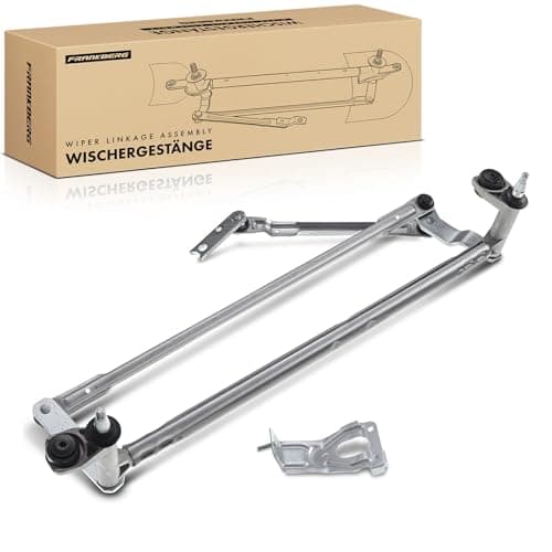 Image of Frankberg 1x Windshield Wiper Linkage without Motor Front Left Right Compatible with J.e.t.t.a III 1K2 2005-2010 Golf V 1K1 2003-2009 O.c.t.a.v.i.a II Estate 1Z5 2004-2013 Replace# 1Z1955119C