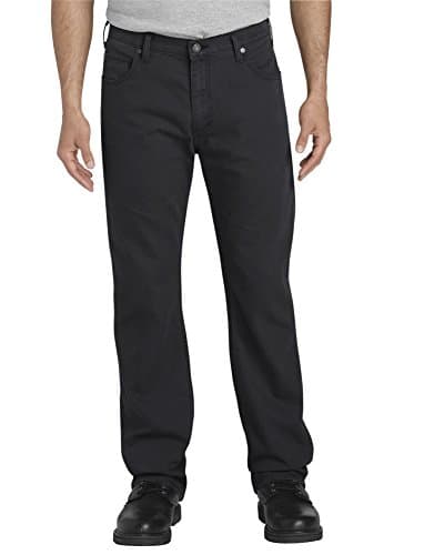 Image of Dickies Men's Tough Max Duck 5-Pocket Pant, Stonewashed Black, 34W x 30L