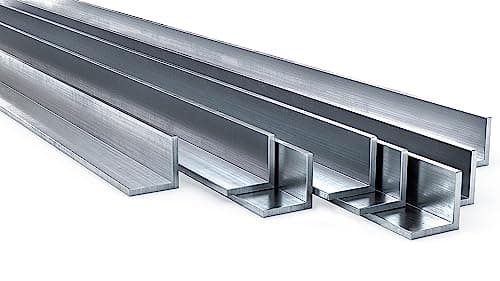 Image of Fabal Aluminium Extruded Angle All Sizes Available, 1M Length 90 Degree Corner Angle, Mill Finish (20mmX20mmX2mm)