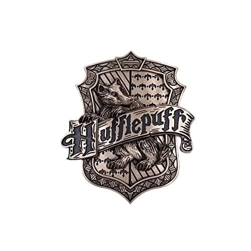 Image of Nemesis Now Harry Potter Hufflepuff Wall Plaque, Bronze, 20.5cm, Officially Licensed Harry Potter Merchandise, Hufflepuff Crest Wall Plaque, Cast in the Finest Resin, Bronze Finish