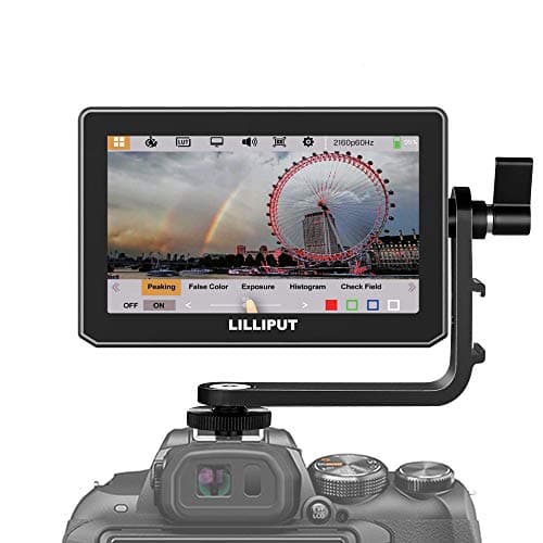 Image of Keenous Lilliput T5 5 Inch Touch Screen IPS Full HD 1920x1200 4K HDMI 60Hz On-Camera Video Field Monitor for BMPCC DSLR Camera (T5 5 Inch HDMI)