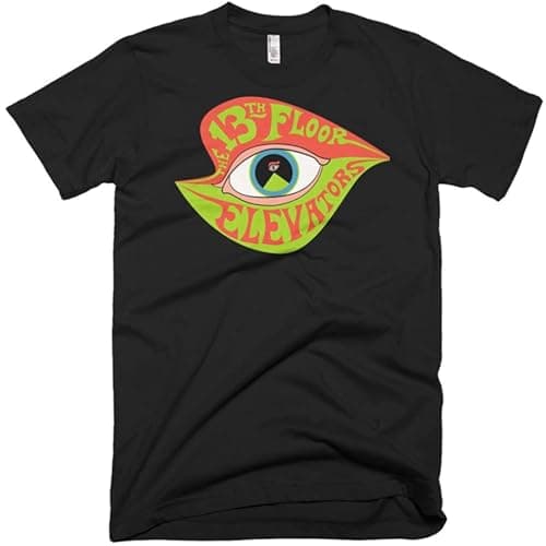 Image of LGHOCV 13Th Floor Elevator T Shirt Texan PsychedelicBlack