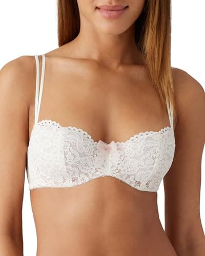 Image of b.tempt'd womens953144Ciao Bella Balconette Bra Solid Bra - Off-White - 34DD