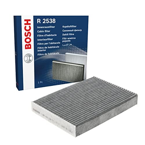 Image of Bosch R2538 Activated Carbon Cabin Filter, Replacement Filter - Against Unpleasant Smells, Pollen and Dust for Cleaner Air Inside the Vehicle