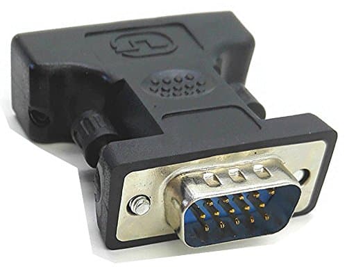 Image of zdyCGTime DVI to VGA Cable Adapter - Black - F/M,DVI(24+5) to VGA(15pin) Cable Adapter - Black - F/M,
