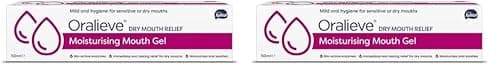 Image of Oralieve Moisturising Dry Mouth Relief Gel (1 x 50ml), Dry Mouth Relief for Sore, Sensitive Mouths. Hydrating Oralieve Dry Mouth Gel with Xylitol to Protect Teeth - Genuine Oralieve Dry Mouth Gel