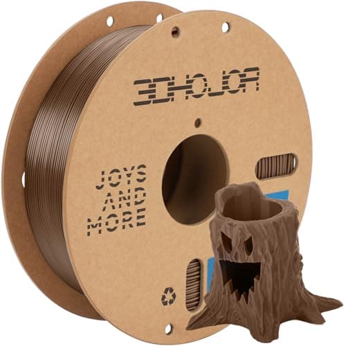 Image of 3DHoJor PLA Pro Filament 1.75mm,3D Printer Filament,1kg Cardboard Spool (2.2lbs), Fit Most FDM 3D Printer, Brown