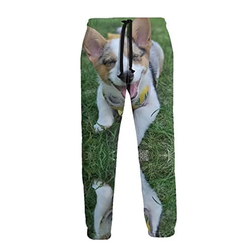 Image of Custom Men's or Women's Sports Pants, Design Your Own Joggers Add Personalized Text Image Workout Running Pants with Pockets.
