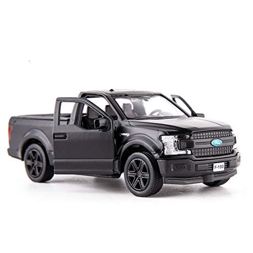 Image of RMZ City 1:36 Scale Ford F150 Pickup Truck Casting Car Model, Zinc Alloy Toy Car for Kids, Pull Back Vehicles Toy Car for Toddlers Kids Boys Girls (Black)