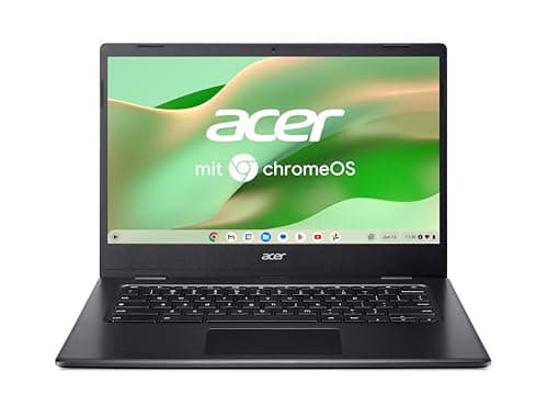 Image of Acer Chromebook 314 (CBOA314-1H-C32M) Laptop, 14" FHD Display, Intel Celeron N4500, 4GB RAM, 128GB SSD, Intel UHD Graphics, Google ChromeOS, QWERTZ Keyboard, Black