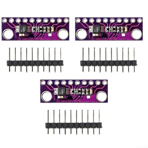 Image of Axorafow 3pcs 16-Bit I2C ADC Converter Module, 4- Development Board, 2.0V-5.5V Low, 860SPS Portable Instruments and Battery (Purple)