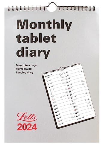 Image of Letts 2024 Monthly Tablet Diary 2024 - A4
