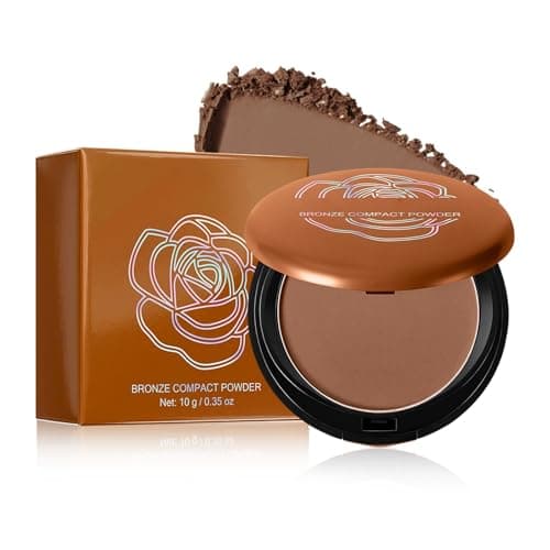 Image of Matte Bronze Bronzing Powder for Contour & Nose Shading, Natural Matte Look Setting Powder, Long-Lasting Waterproof Formula with Silky Texture, for a Flawless Matte Finish Makeup Base