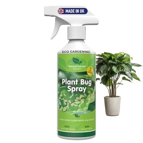 Image of Organic 1 Litre Plant Bug Spray Bee Friendly Flowers Fruit Vegetables Pest Control Greenfly Blackfly Aphids Whitefly Spider Mites Mealybugs Scale Mildew Indoors Outdoors Gardening