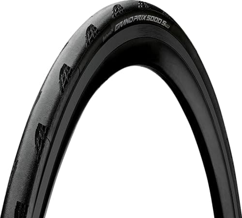 Image of Continental Grand Prix 5000S Road Bike Tyres with BlackChili Compound, Lazer Grip and Vectran Technology | Tubeless Ready Allrounder Bicycle Tyre | Versatile Road and Track Cycle Tyre | 700x28c Tyres