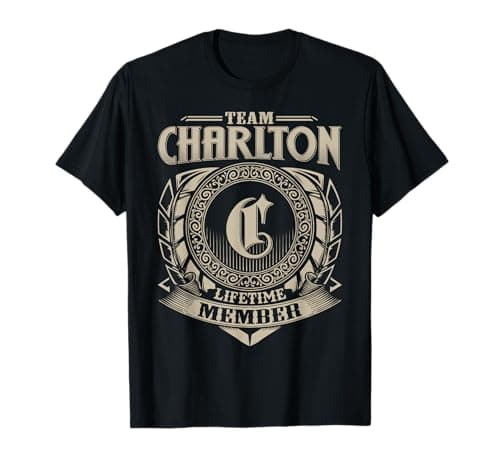 Image of Team CHARLTON Lifetime Member CHARLTON Family Name Vintage T-Shirt