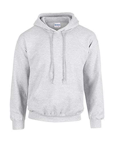 Image of Gildan Heavyweight DryBlend Adult Unisex Hooded Sweatshirt Top / Hoodie (13 Colours) (XL) (Ash)