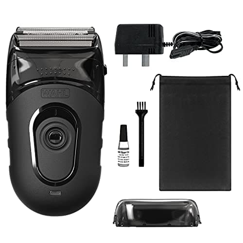 Image of Wahl Li Compact Travel Shaver, Beard Shaver, Electric Shavers for Men, Washable Shaving Head, Easy Clean, Flex Foils, Close Cut, Small Shavers for Travelling