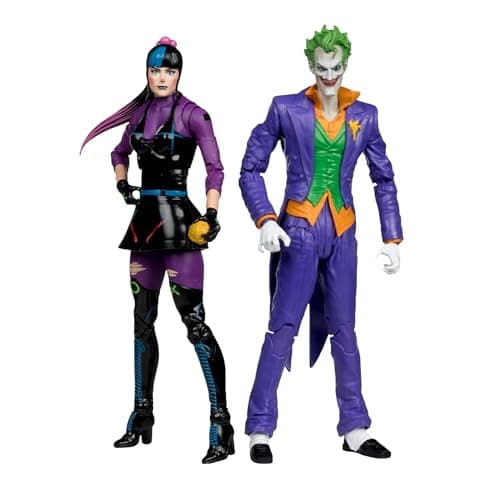 Image of McFarlane DC Multiverse The Joker & Punchline 7" Action Figure 2pk Toys