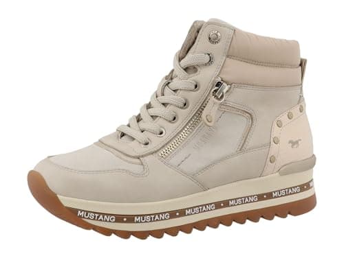 Image of Mustang Women's 15M0312004 Ankle Boots, Ivory, 38 EU, ivory, 6 UK