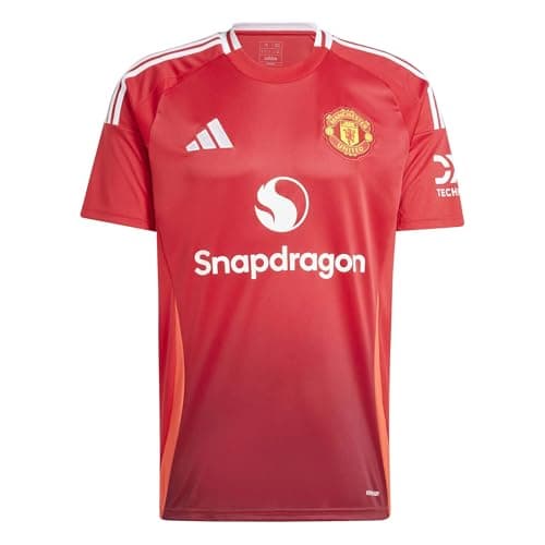 Image of adidas Manchester United Men’s Stadium Home Jersey 2024/25, Red, Medium
