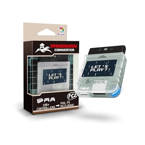 Image of Brook Wingman PS2 Converter for Xbox 360/Xbox One/XSX|S/Xbox Elite 1&2/PS5/PS4/PS3/Switch Pro Controller to PS2/PS/PS Classic (White)