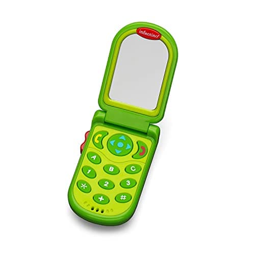 Image of Infantino Flip & Peek Fun Phone, Teal