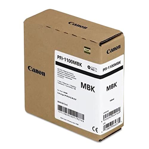 Image of Canon 0849C001 Ink PFI1100MBK Matt Black 160 ml