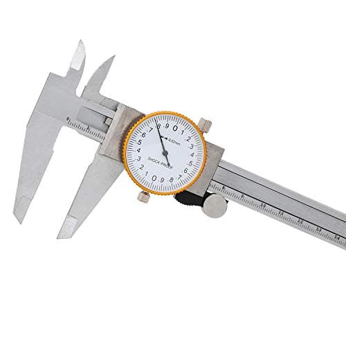 Image of KATSU Dial Caliper Vernier 300mm 12 Inch Stainless Steel, High Precision Shockproof and Lockable Head 4 Way Gauge Micrometer 401232