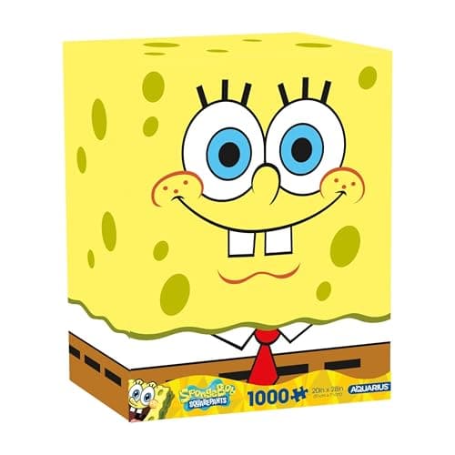 Image of AQUARIUS Spongebob 25th Anniversary 1000pc Premium Puzzle (1000 Piece Jigsaw Puzzle) - Glare Free - Precision Fit - Officially Licensed Spongebob Squarepants Merchandise & Collectibles -22x28 Inches