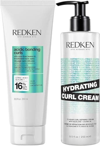 Image of Redken DUO Acidic Bonding Curls Leave-In Treatment 250ml & Hydrating Curl Cream 250ml