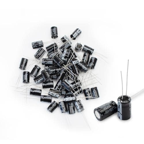 Image of Innfeeltech 50 Pcs Electrolytic Capacitor 680uF 16V Aluminum Radial Electrolytic Capacitors