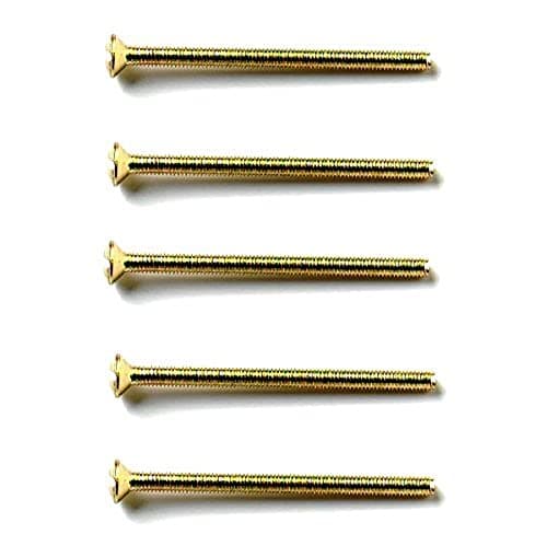 Image of Merriway BH03951 (20 Pcs) M3.5 x 40mm 1.5 inch EB Raised CSK Electrical Plug Socket Switch Machine Screw - Pack of 20 Pieces