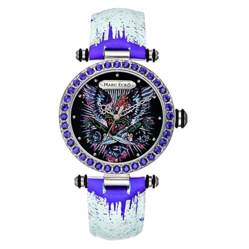 Image of Marc Ecko Women's Analogue Quartz Watch with Leather Strap E15087M1
